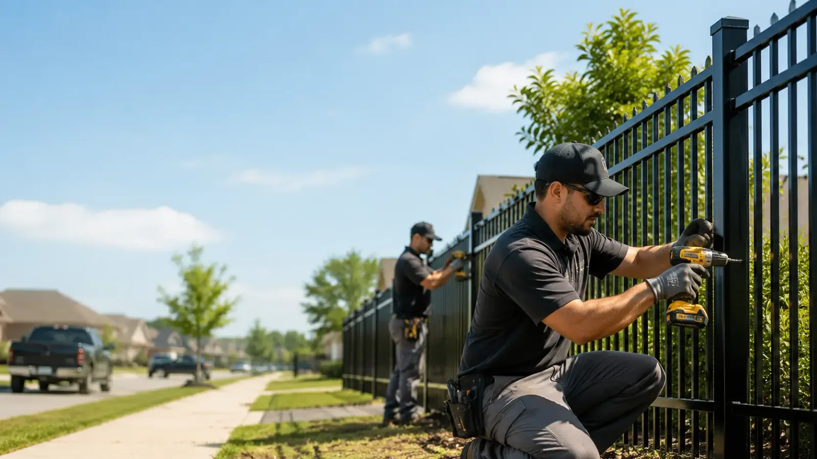 Metal Fence Installation in Madison, WI